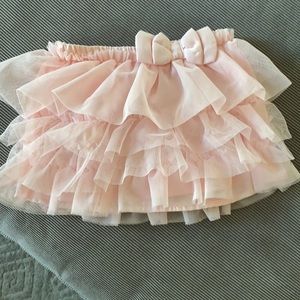 Infant girl pink tutu
